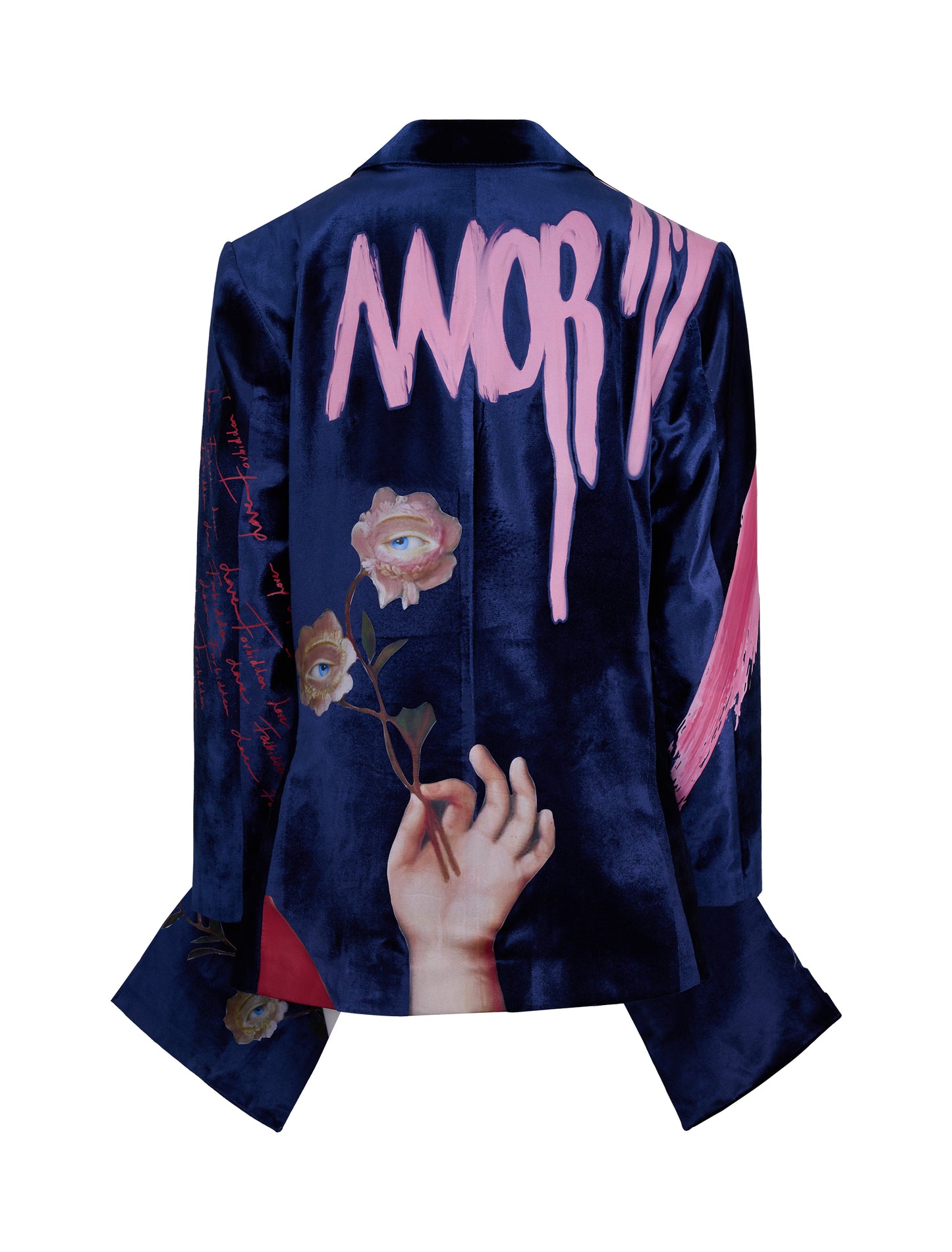 ARTWORK N. 54 - DARK BLUE VELVET BLAZER