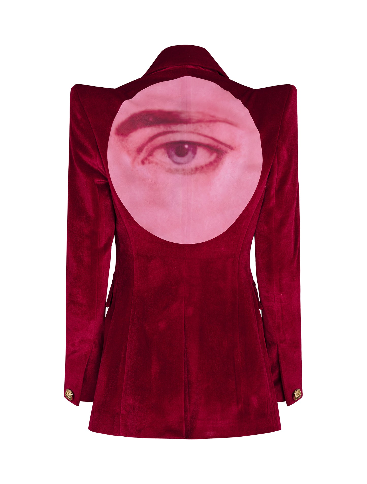 ARTWORK N. 50 - RED VELVET EYES BLAZER